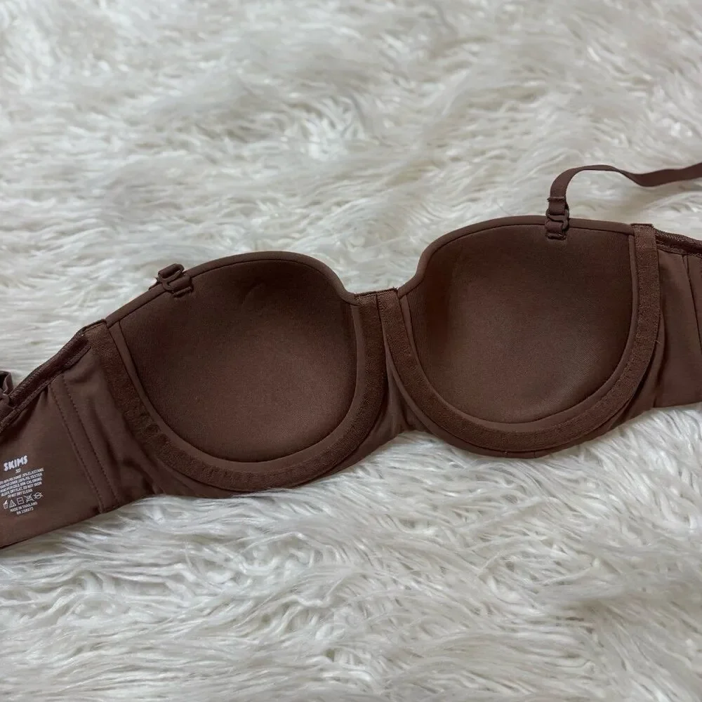 Skims Fits Everybody Strapless Bra Jasper Size 30D - Picture 6 of 7